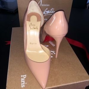 Christian louboutin iriza 100mm nude